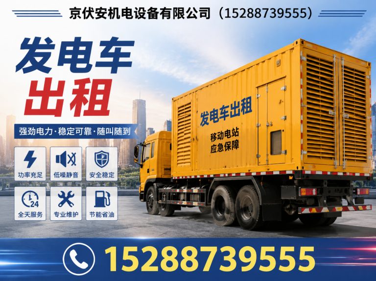 吴忠静音发电车租赁展示图